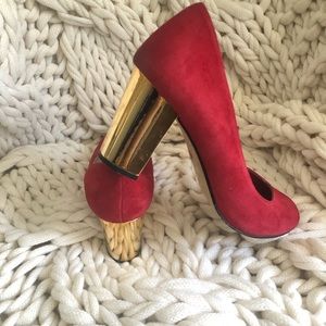 Dolce vita red shoes